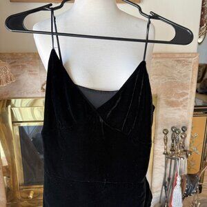 Velvet Cami w/ Side Zipper